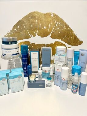 ✨ 25+ Piece Empty Beauty Bottle & Box Lot | beauty display and repurpose
